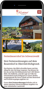 Websitegestaltung Kirchlehof Oberried-Hofsgrund